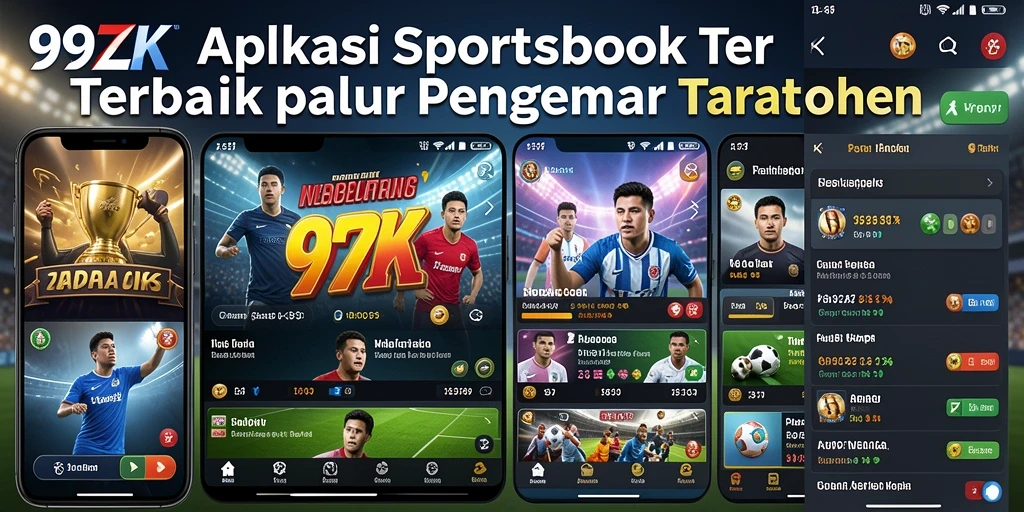 Tampilan screenshot utama 99ZK menunjukkan fitur taruhan olahraga yang menarik.