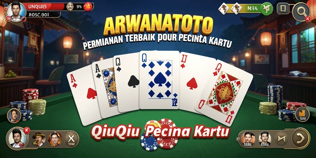 Tampilan gameplay QiuQiu yang mendebarkan di ARWANATOTO.