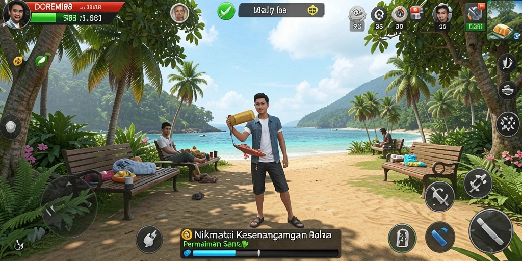 Tampilan menarik dari gameplay DOREMI88 yang menyenangkan.