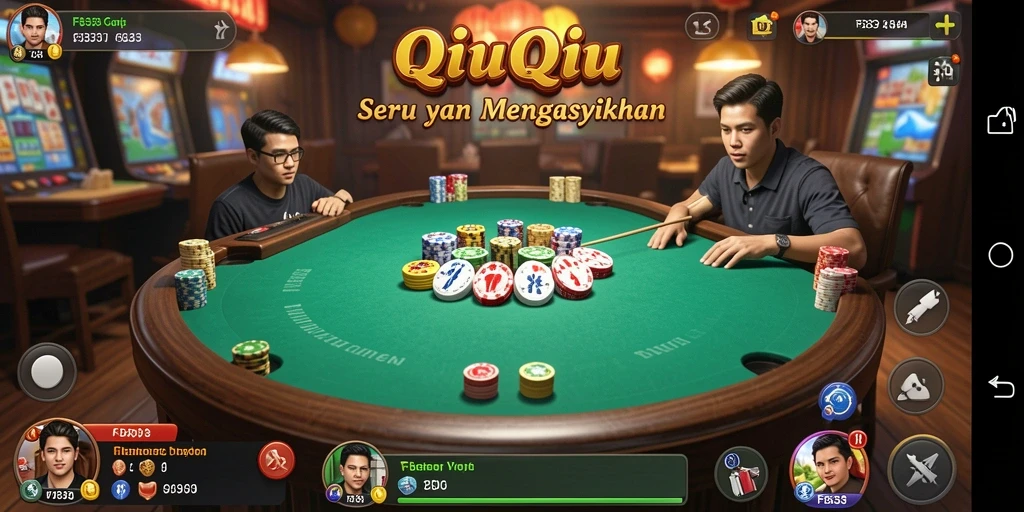 Gameplay seru QiuQiu dalam aplikasi FB333 yang menarik.