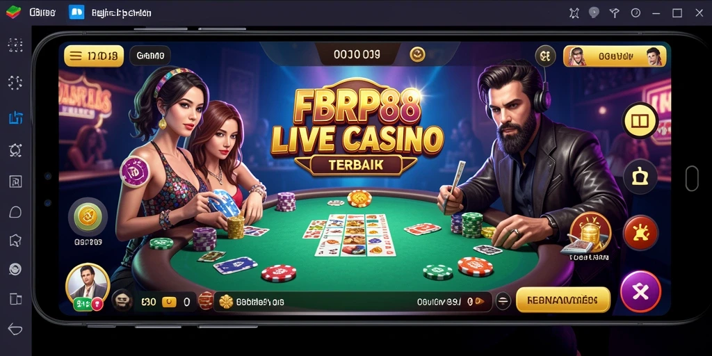 Tampilan gameplay seru di FBRP88 dengan dealer langsung.