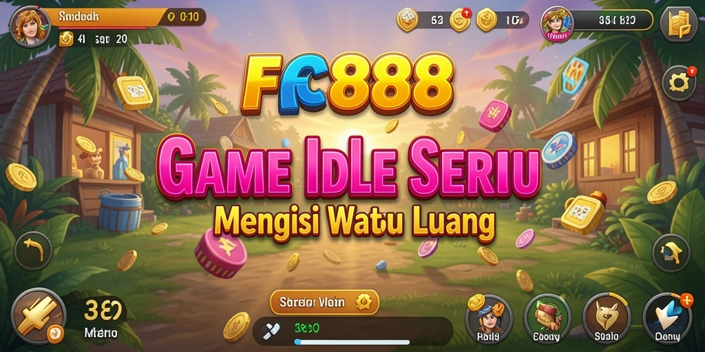 Screenshot FC888 menunjukkan gameplay santai dengan elemen Idle yang menarik.