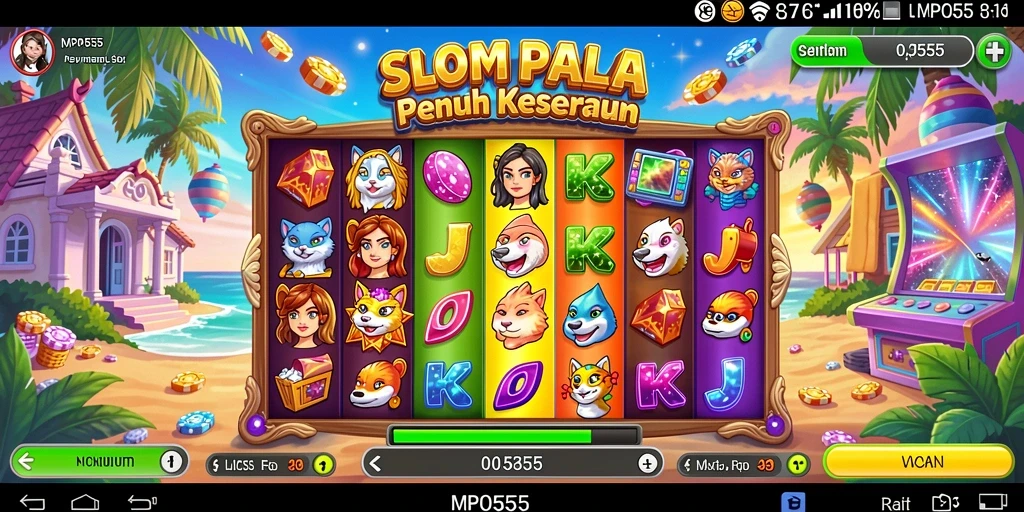 Tampilan gameplay MPO555 yang menarik dan penuh warna.