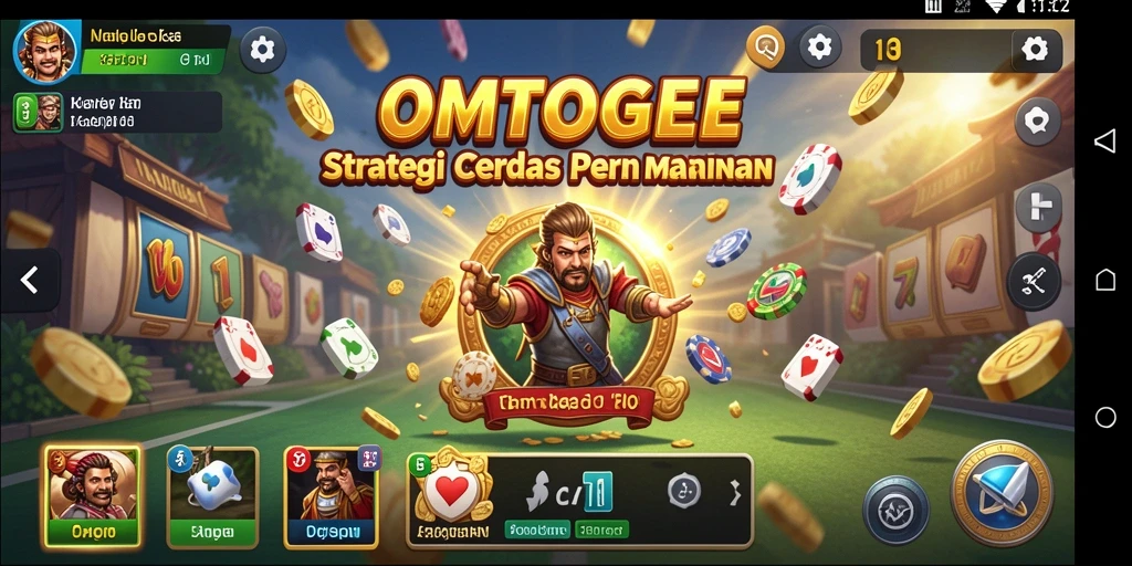 Tampilan gameplay OMTOGEL dengan strategi yang menantang.