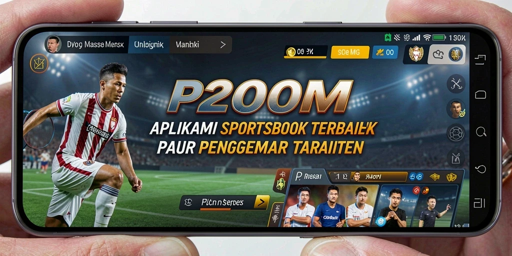 Tampilan menarik gameplay taruhan olahraga di P200M.