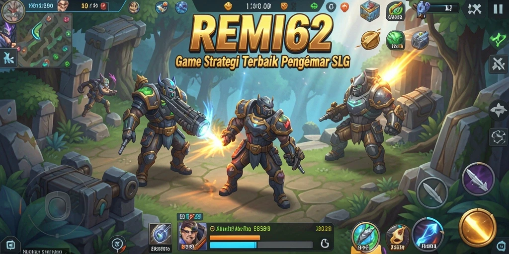 Tampilan grafis menawan dalam gameplay SLG yang mendebarkan.