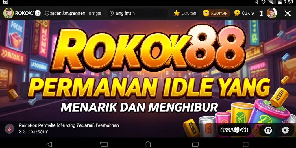 Screenshot gameplay ROKOK88 menunjukkan karakter yang sedangkan mengumpulkan sumber daya.