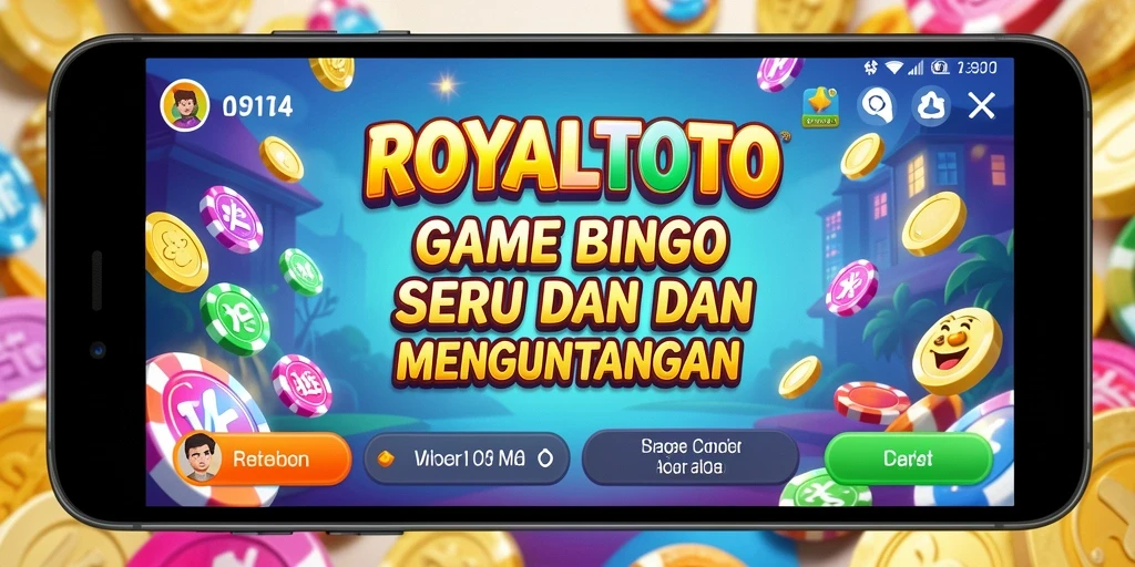 Tampilan gameplay Bingo yang seru dan menarik di ROYALTOTO.