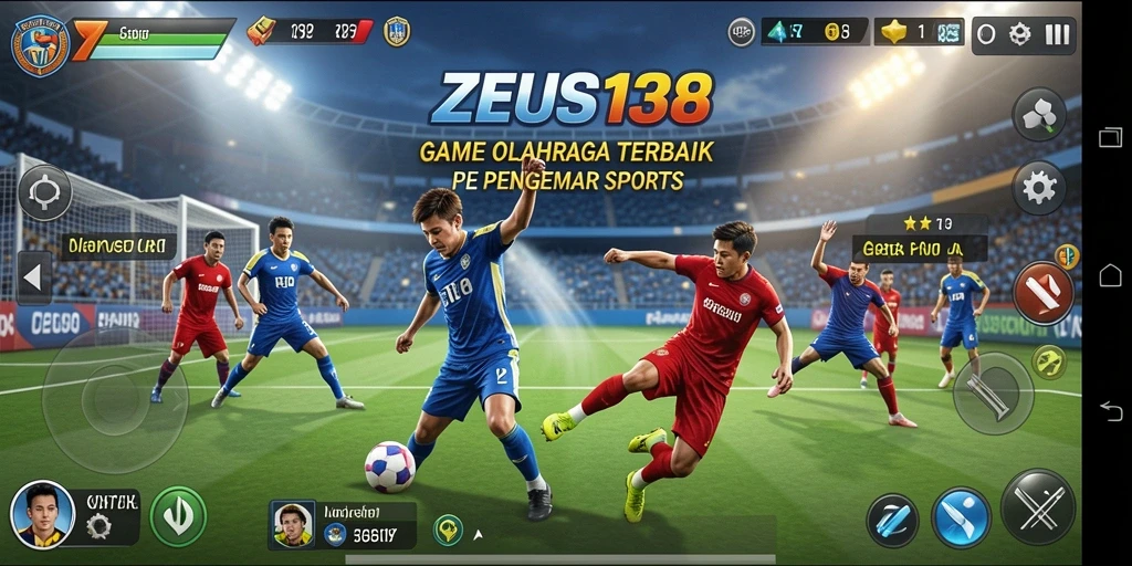 Tangkapan layar ZEUS138 menampilkan aksi seru dalam permainan olahraga.